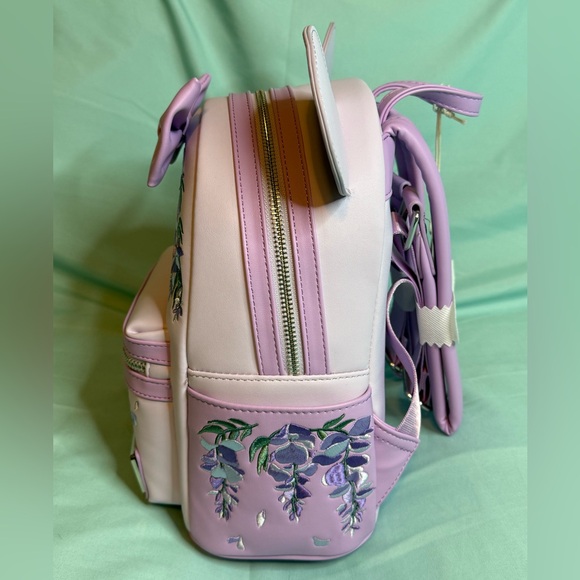 Loungefly x Disney Minnie Mouse SCENTED Wisteria Embroidered Backpack main image 5